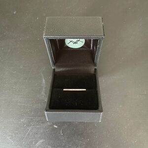 Vintage Young in the Mountains Silver Flat Ring